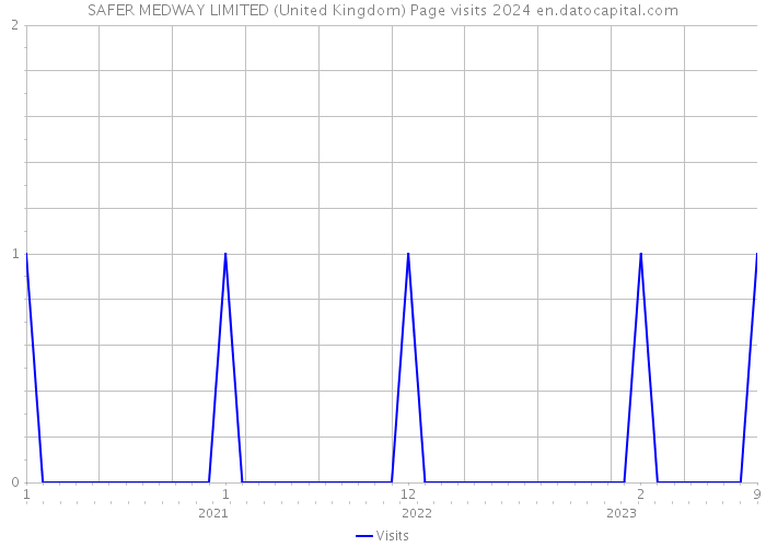 SAFER MEDWAY LIMITED (United Kingdom) Page visits 2024 