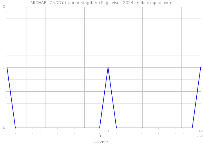 MICHAEL CADDY (United Kingdom) Page visits 2024 