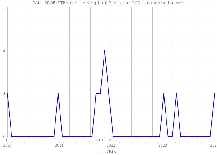 PAUL SPOELSTRA (United Kingdom) Page visits 2024 