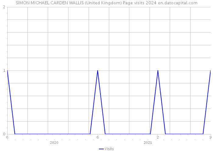 SIMON MICHAEL CARDEN WALLIS (United Kingdom) Page visits 2024 