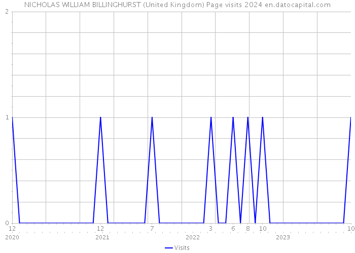 NICHOLAS WILLIAM BILLINGHURST (United Kingdom) Page visits 2024 