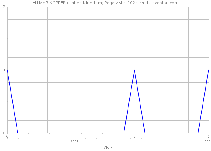 HILMAR KOPPER (United Kingdom) Page visits 2024 