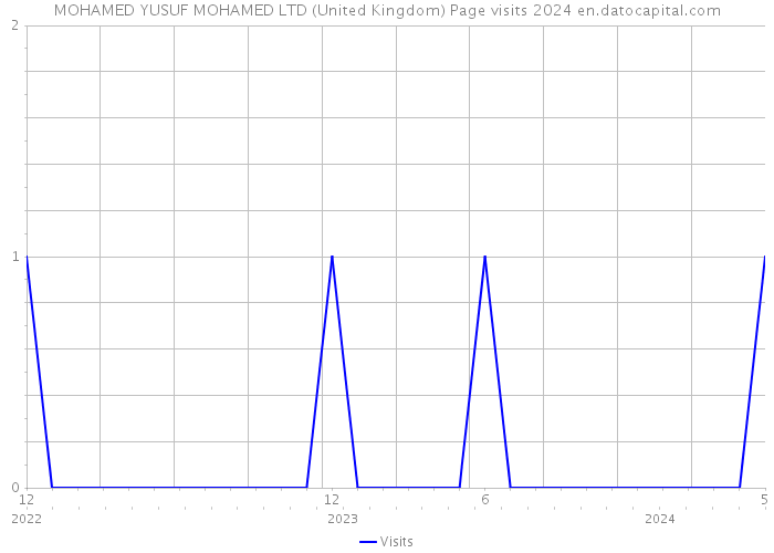 MOHAMED YUSUF MOHAMED LTD (United Kingdom) Page visits 2024 