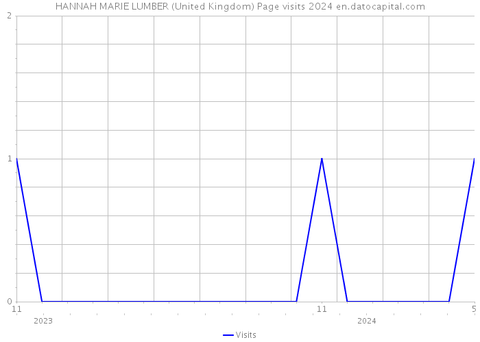 HANNAH MARIE LUMBER (United Kingdom) Page visits 2024 