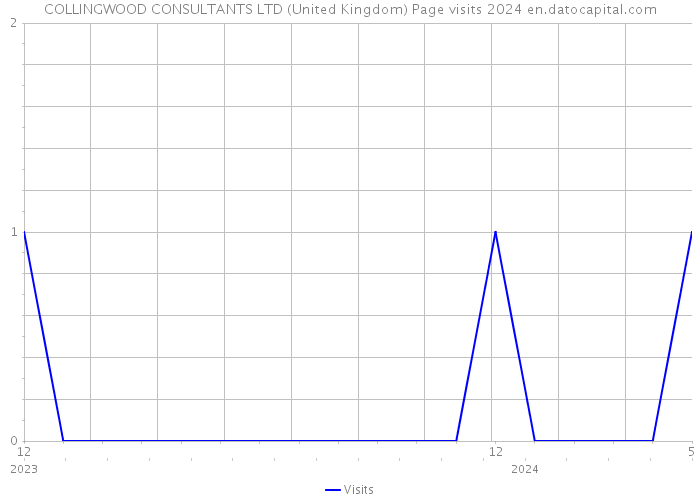 COLLINGWOOD CONSULTANTS LTD (United Kingdom) Page visits 2024 
