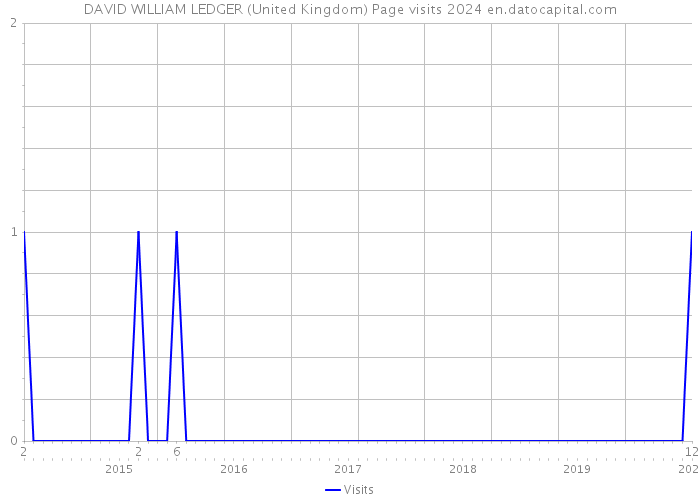 DAVID WILLIAM LEDGER (United Kingdom) Page visits 2024 