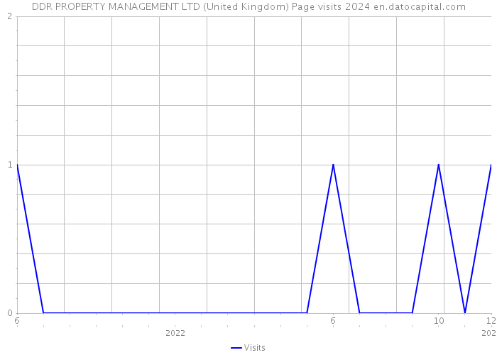 DDR PROPERTY MANAGEMENT LTD (United Kingdom) Page visits 2024 