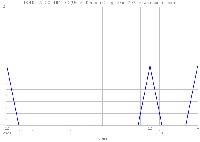DONG TAI CO., LIMITED (United Kingdom) Page visits 2024 