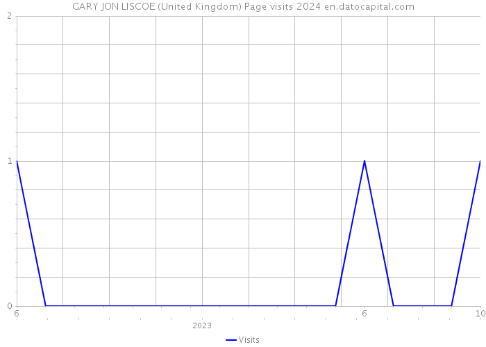 GARY JON LISCOE (United Kingdom) Page visits 2024 