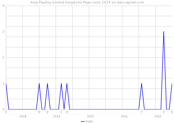Anja Paulley (United Kingdom) Page visits 2024 