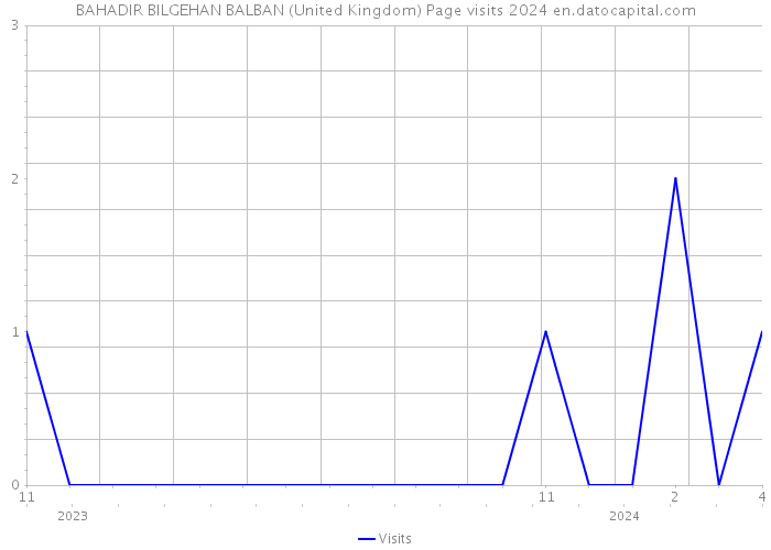 BAHADIR BILGEHAN BALBAN (United Kingdom) Page visits 2024 