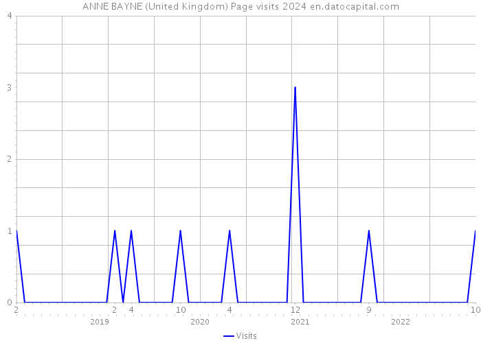 ANNE BAYNE (United Kingdom) Page visits 2024 