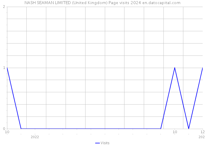 NASH SEAMAN LIMITED (United Kingdom) Page visits 2024 