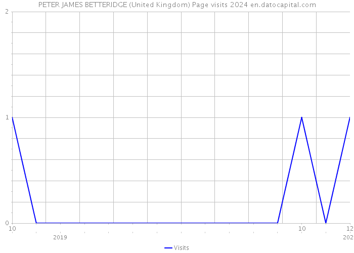 PETER JAMES BETTERIDGE (United Kingdom) Page visits 2024 