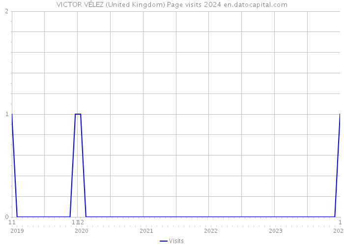 VICTOR VÉLEZ (United Kingdom) Page visits 2024 