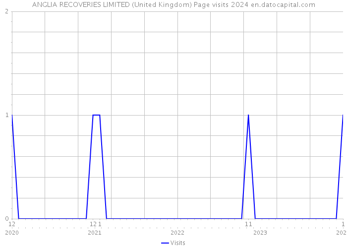 ANGLIA RECOVERIES LIMITED (United Kingdom) Page visits 2024 