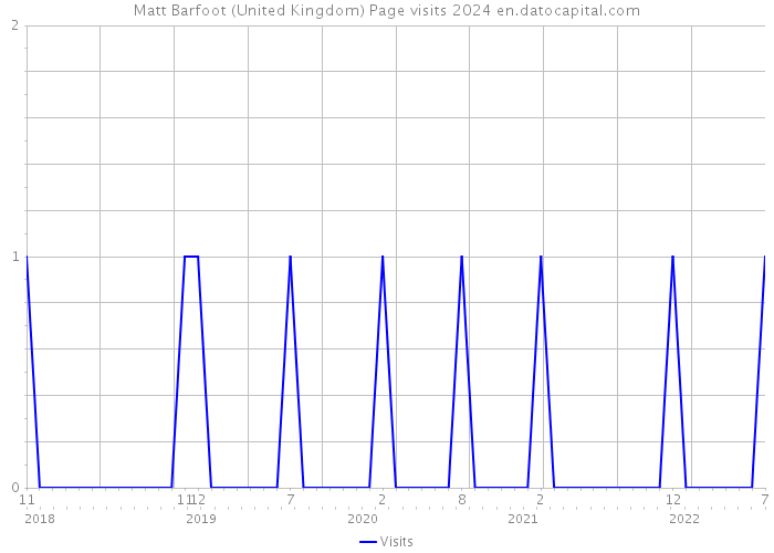 Matt Barfoot (United Kingdom) Page visits 2024 