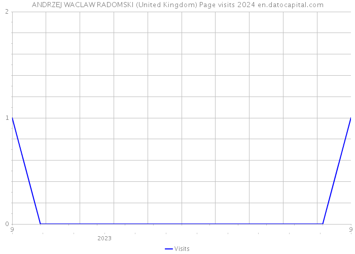 ANDRZEJ WACLAW RADOMSKI (United Kingdom) Page visits 2024 