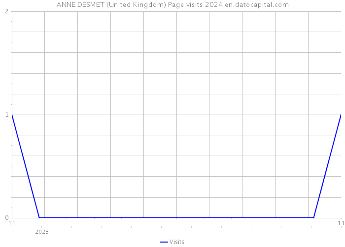 ANNE DESMET (United Kingdom) Page visits 2024 