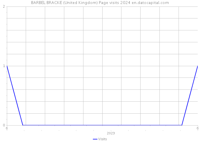BARBEL BRACKE (United Kingdom) Page visits 2024 
