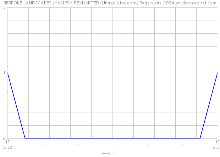 BESPOKE LANDSCAPES (HAMPSHIRE) LIMITED (United Kingdom) Page visits 2024 