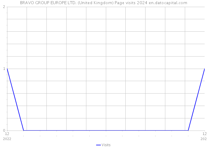 BRAVO GROUP EUROPE LTD. (United Kingdom) Page visits 2024 
