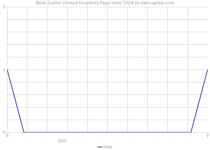 Belal Zuaiter (United Kingdom) Page visits 2024 