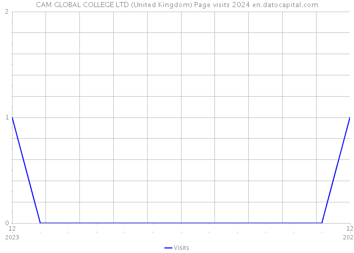 CAM GLOBAL COLLEGE LTD (United Kingdom) Page visits 2024 