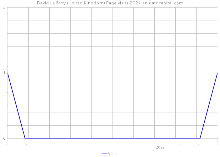 David La Broy (United Kingdom) Page visits 2024 