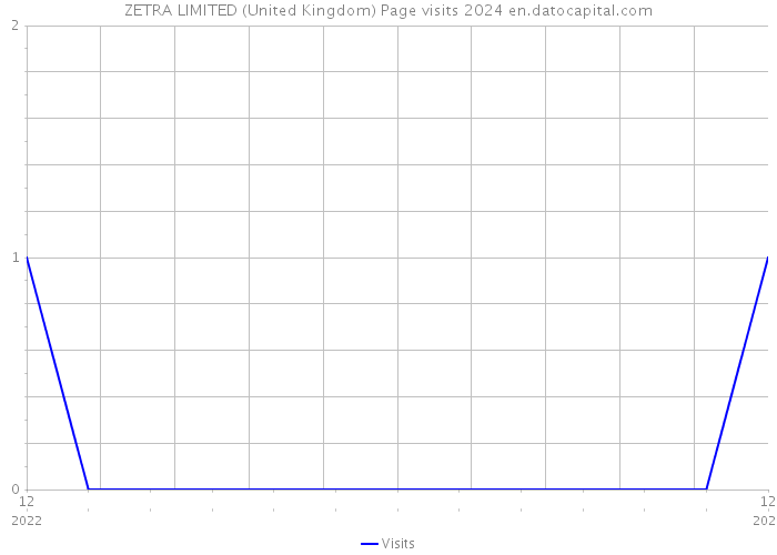 ZETRA LIMITED (United Kingdom) Page visits 2024 
