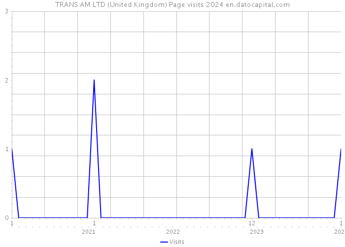 TRANS AM LTD (United Kingdom) Page visits 2024 