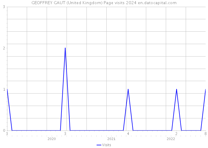 GEOFFREY GAUT (United Kingdom) Page visits 2024 