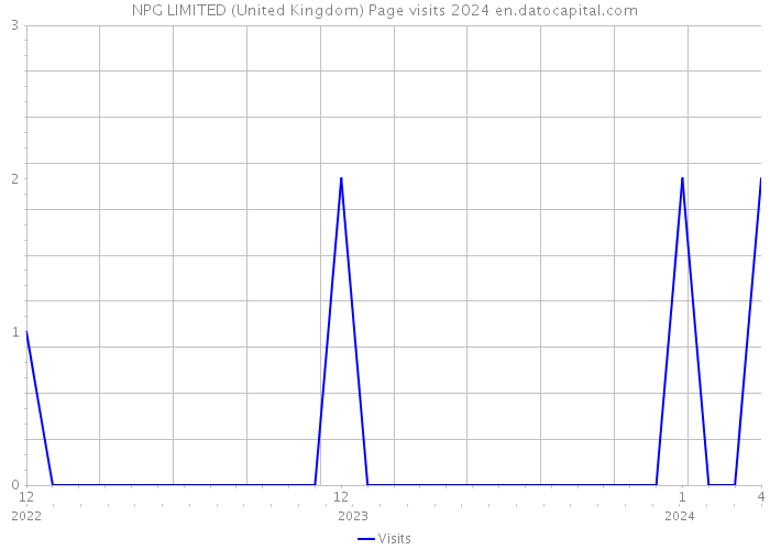 NPG LIMITED (United Kingdom) Page visits 2024 