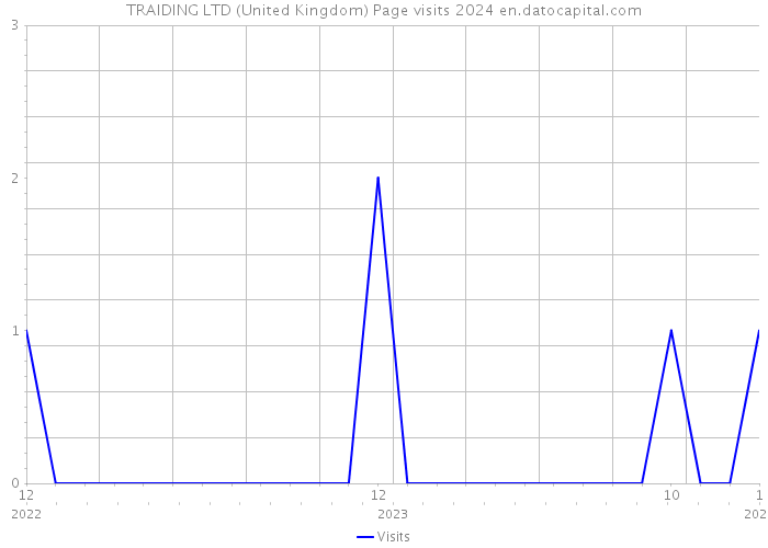 TRAIDING LTD (United Kingdom) Page visits 2024 