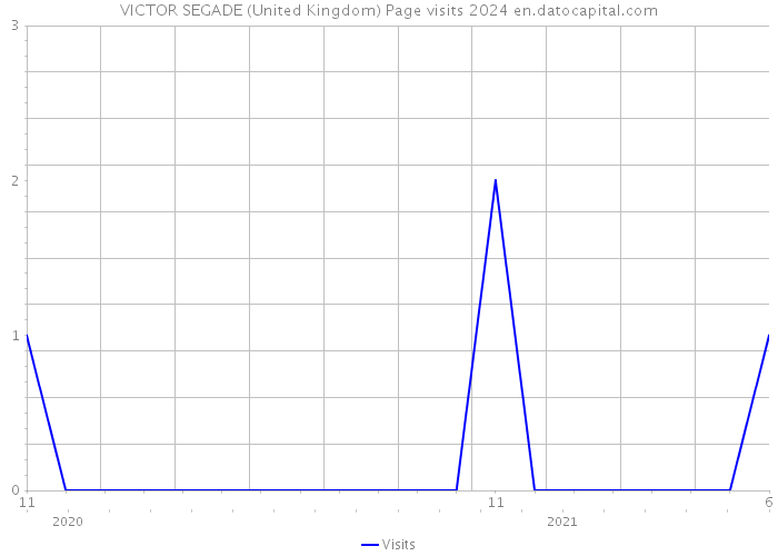 VICTOR SEGADE (United Kingdom) Page visits 2024 