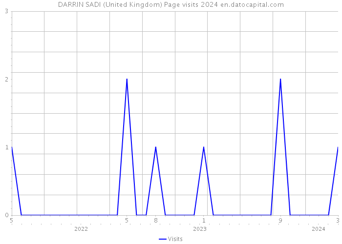 DARRIN SADI (United Kingdom) Page visits 2024 