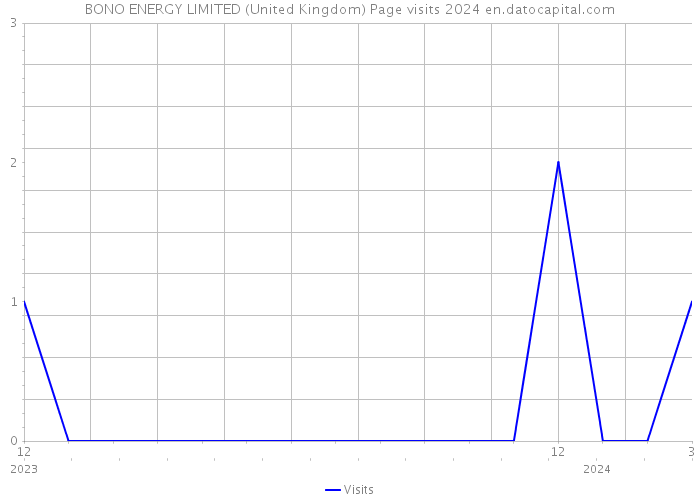 BONO ENERGY LIMITED (United Kingdom) Page visits 2024 