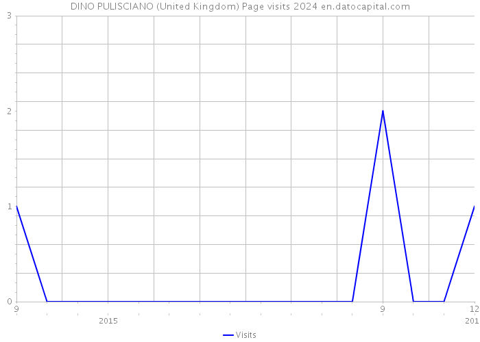 DINO PULISCIANO (United Kingdom) Page visits 2024 