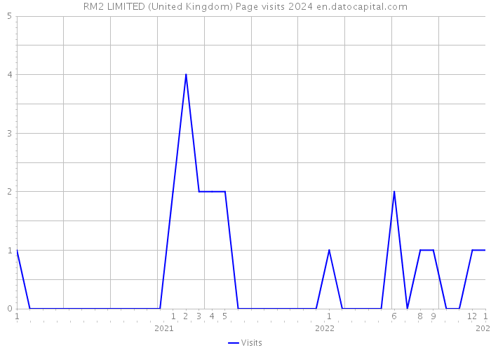 RM2 LIMITED (United Kingdom) Page visits 2024 