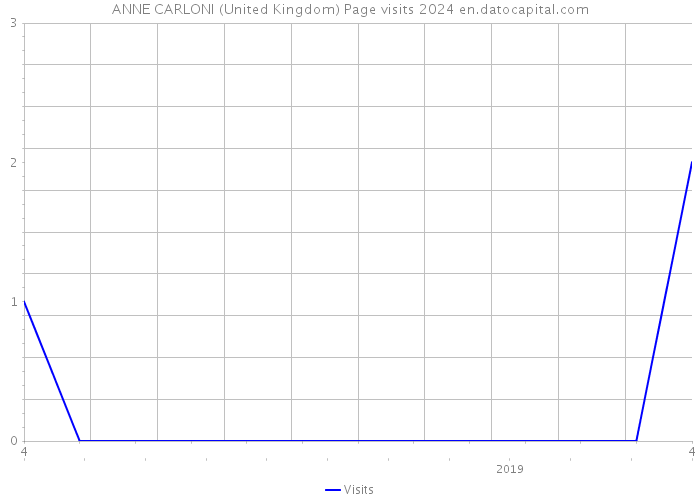 ANNE CARLONI (United Kingdom) Page visits 2024 