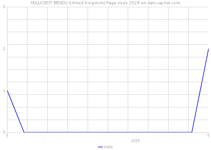 MILLICENT BENDU (United Kingdom) Page visits 2024 