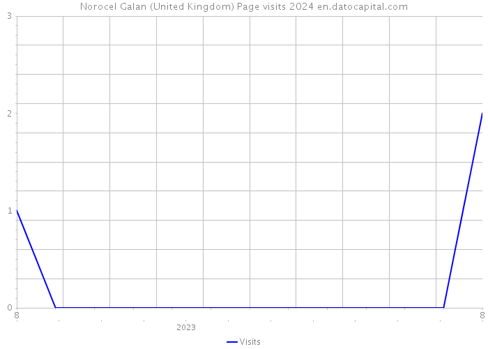 Norocel Galan (United Kingdom) Page visits 2024 