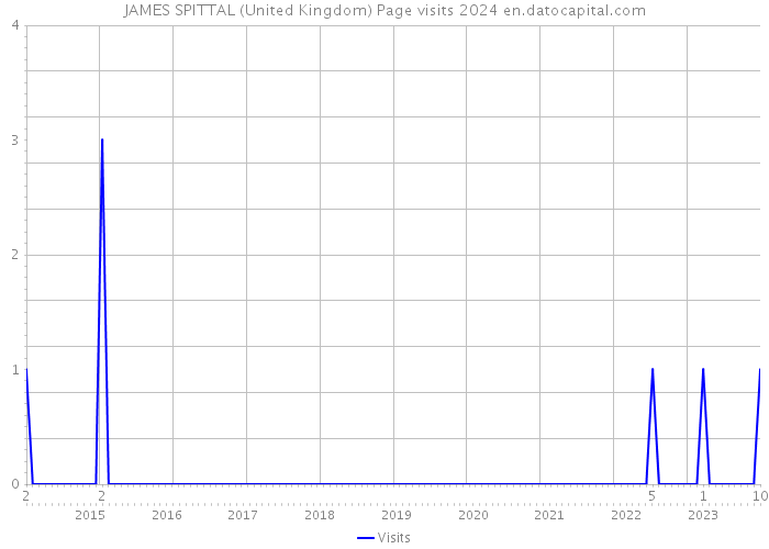 JAMES SPITTAL (United Kingdom) Page visits 2024 