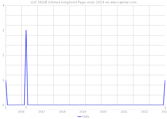 LUC NGUE (United Kingdom) Page visits 2024 