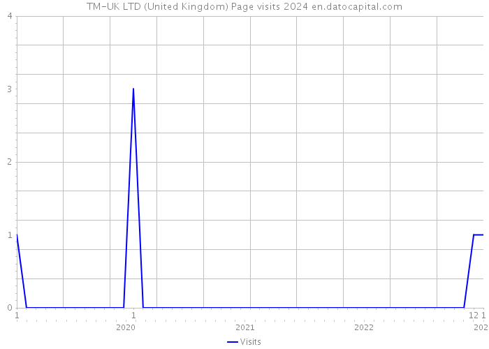 TM-UK LTD (United Kingdom) Page visits 2024 
