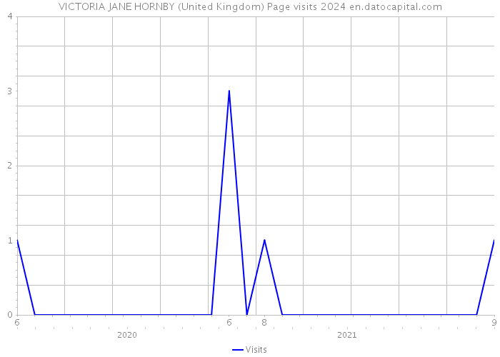 VICTORIA JANE HORNBY (United Kingdom) Page visits 2024 