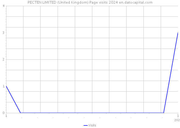 PECTEN LIMITED (United Kingdom) Page visits 2024 