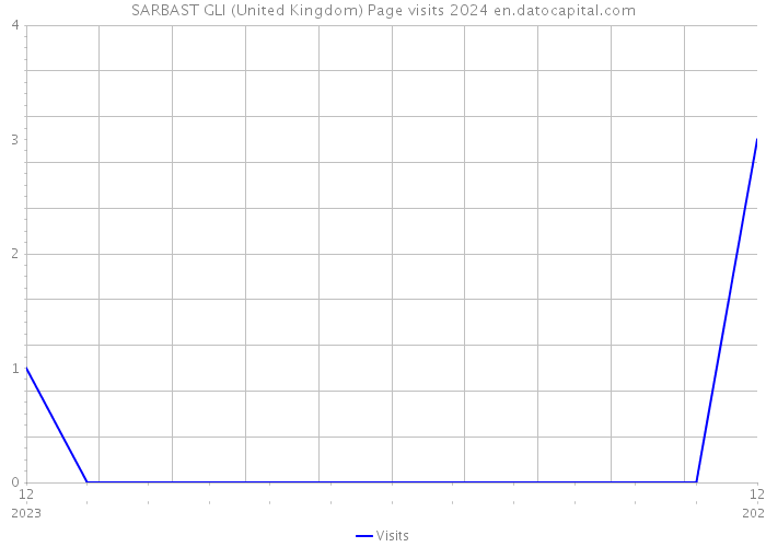 SARBAST GLI (United Kingdom) Page visits 2024 