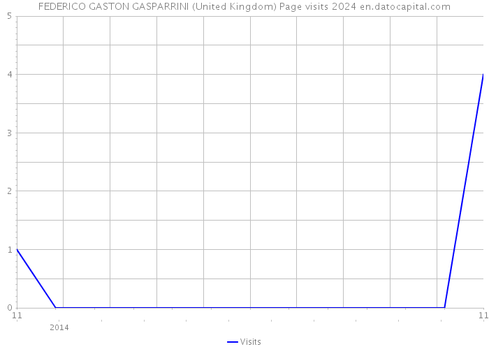 FEDERICO GASTON GASPARRINI (United Kingdom) Page visits 2024 