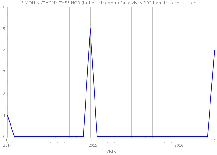 SIMON ANTHONY TABBINOR (United Kingdom) Page visits 2024 